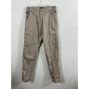 Galls Tac Force‎ Tactical Pants Mens 30x34 Khaki Ripstop Cargo D-Ring Workwear